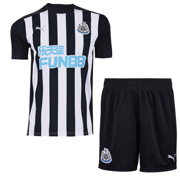 Maglia Newcastle United Prima Bambino 20/21 Bianco Nero